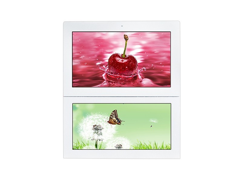 Dual screen outdoor display