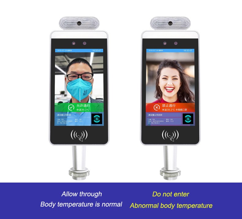 Intelligent face temperature tester