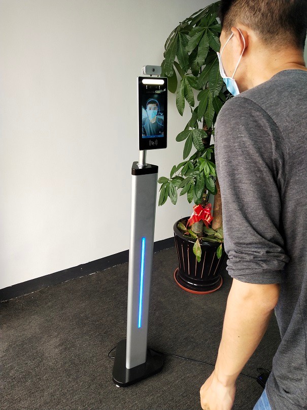 Facial Recognition Temperature screening kiosk
