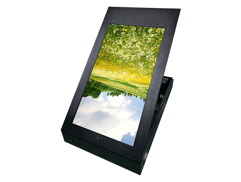 Outdoor wall-mounted display