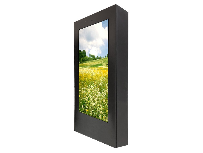 Outdoor wall-mounted display