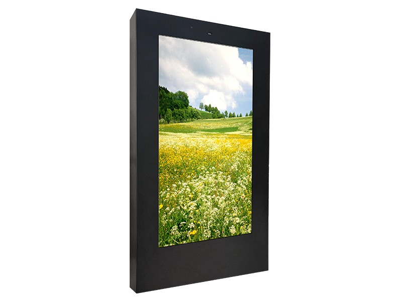 Outdoor wall-mounted display