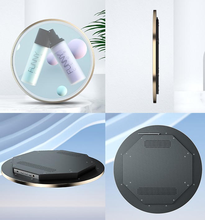 round lcd display 23.6 inch